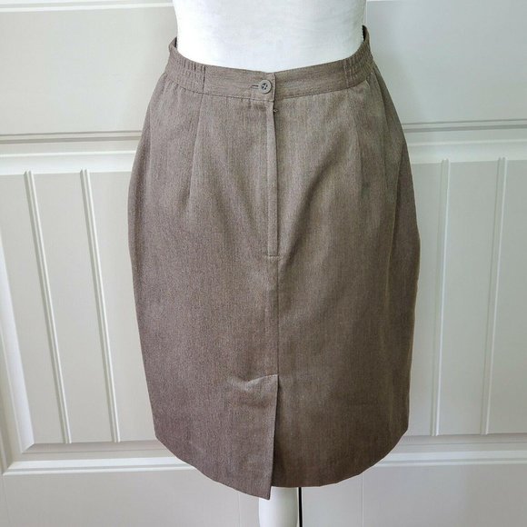 Adolfo Studio Womens Pencil Skirt Lined Career 8 - Picture 3 of 5